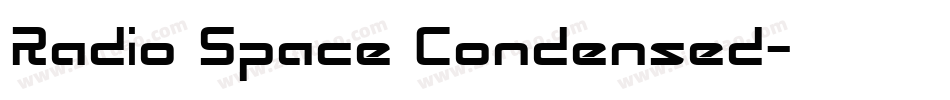 Radio Space Condensed字体转换